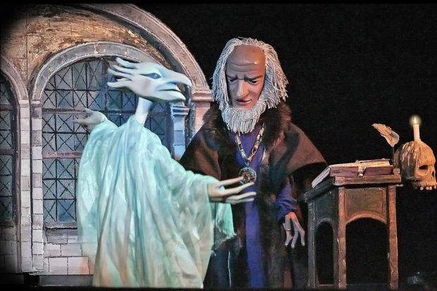 Das Stück "Dr. Johannes Faust" ist bei den Puppentheatertagen auf der Burg zu sehen. Foto: Hohenloher Figurentheater/Märkischer Kreis